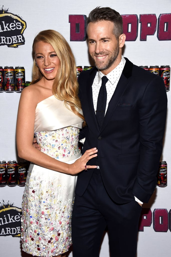 Blake Lively Touching Ryan Reynolds's Chest Pictures