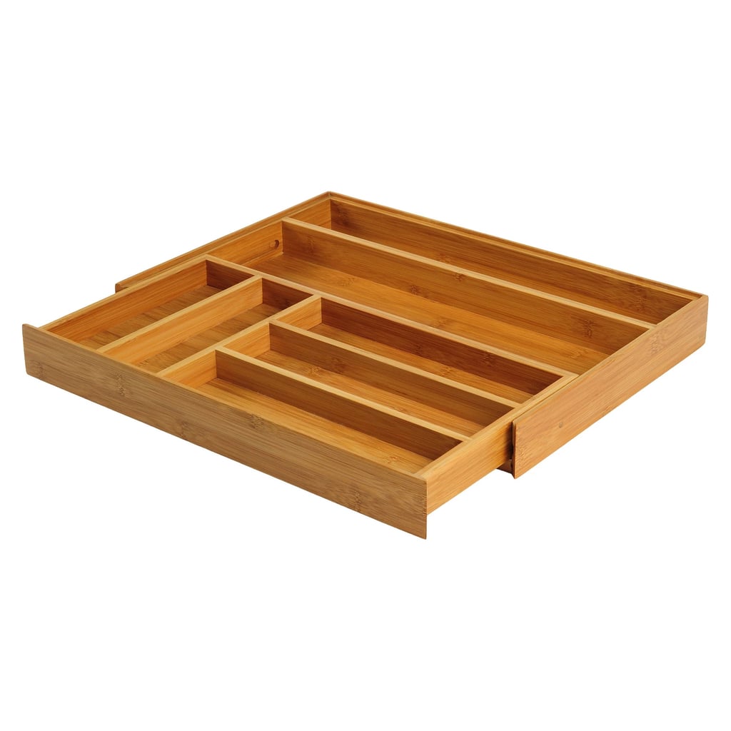 Threshold Bamboo Expandable Flatware Drawer Organiser