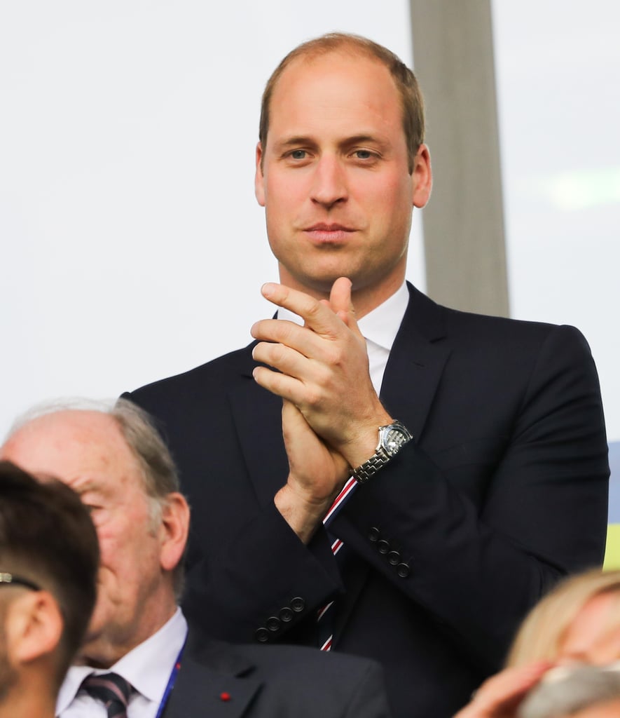 Prince William at Soccer Game in France June 2016