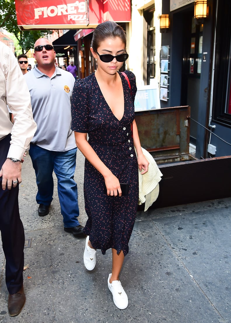 She Also Wore a Polka-Dot Midi by Rouje
