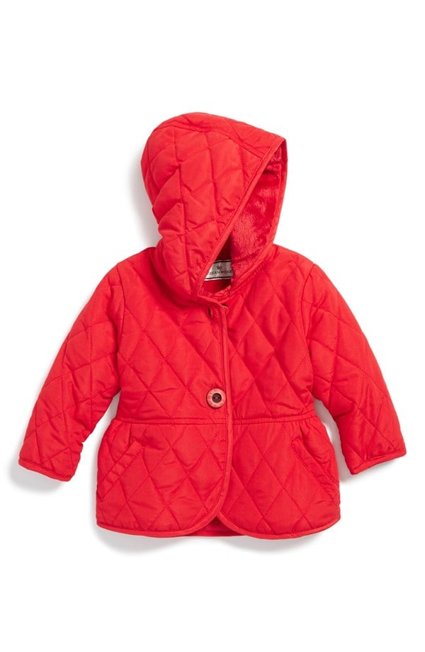 Widgeon Hooded Diamond Quilted Peplum Jacket