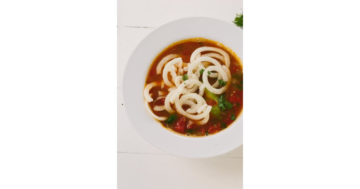 Tortilla Soup With Jicama Noodles Healthy Latin Recipes POPSUGAR