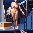 Padma Lakshmi Shows Off Her Amazing Figure During a Family Boat Day in Italy