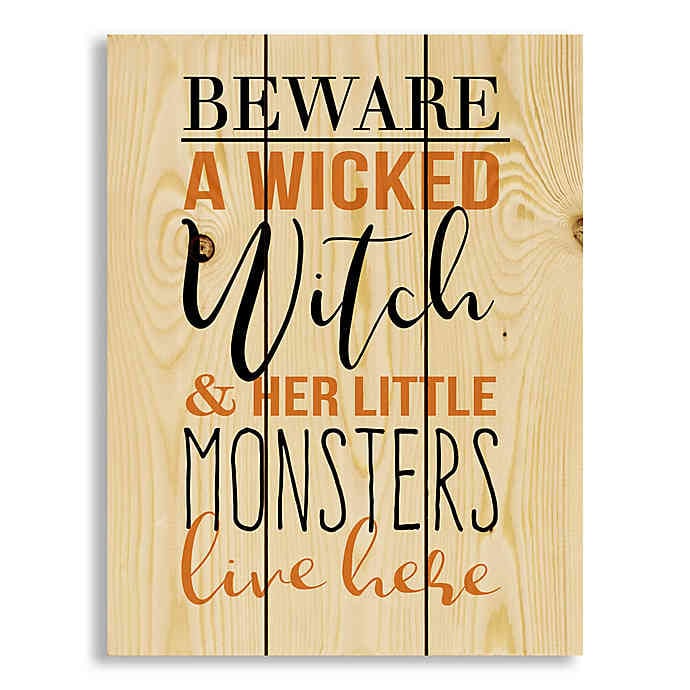 Designs Direct A Wicked Witch Monsters Canvas Wall Art