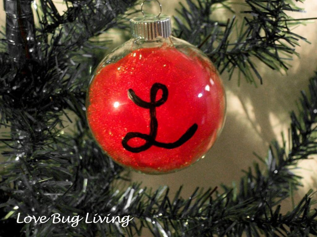 Monogrammed Ornaments