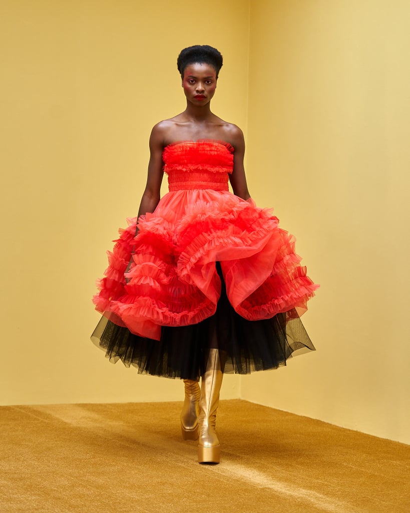 Tulle Skirt Trend at LFW: Molly Goddard Autumn 2021