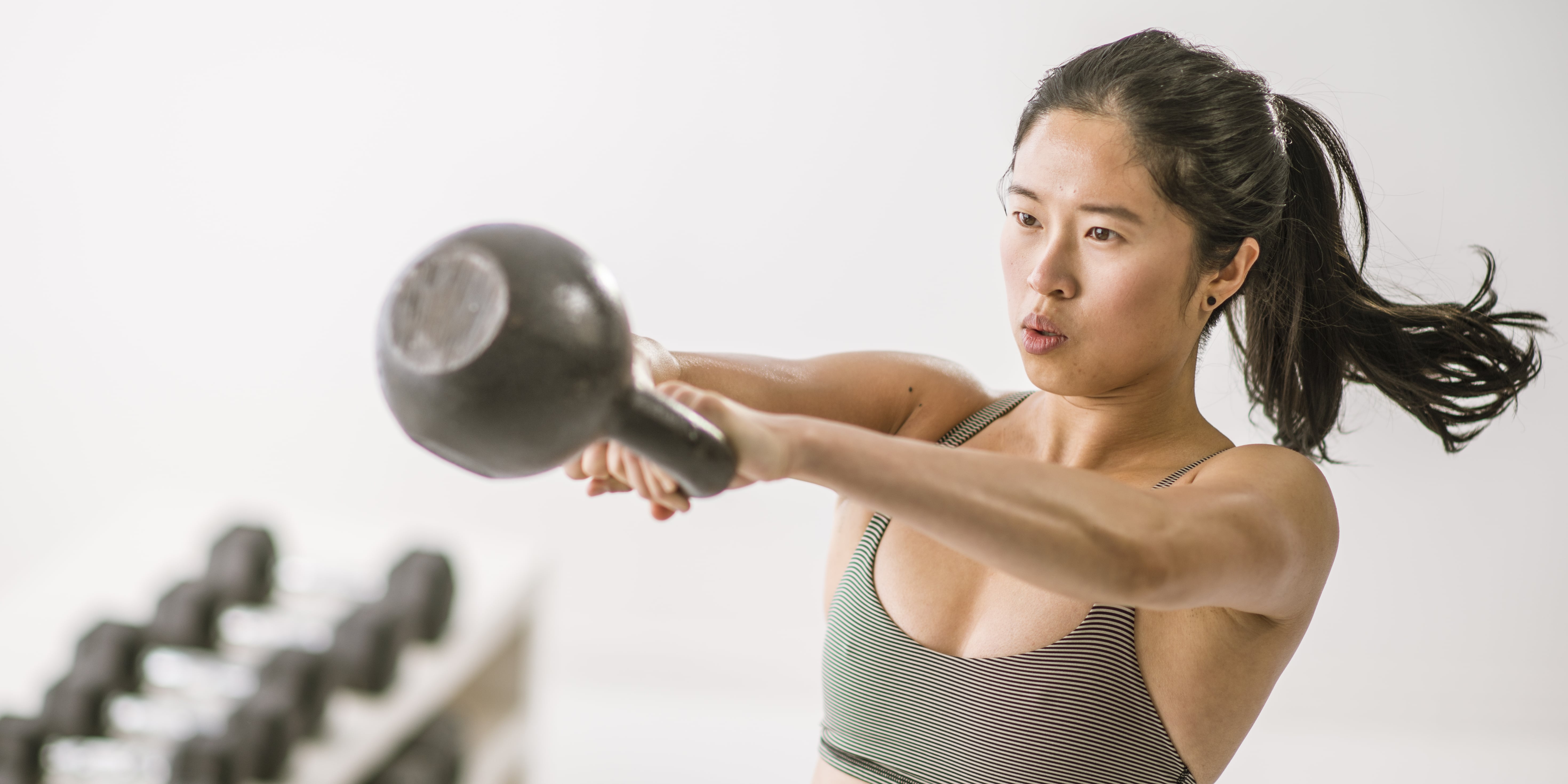 16 Minute Kettlebell Workout For Strength and Cardio POPSUGAR Fitness