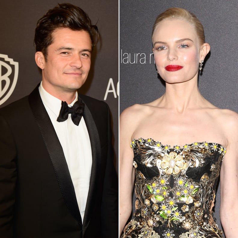 Orlando Bloom and Kate Bosworth at the Golden Globes