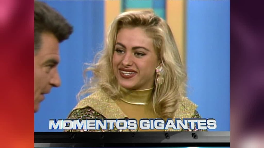 When Paulina Rubio made her first appearance on the show to perform “Mío” in 1992