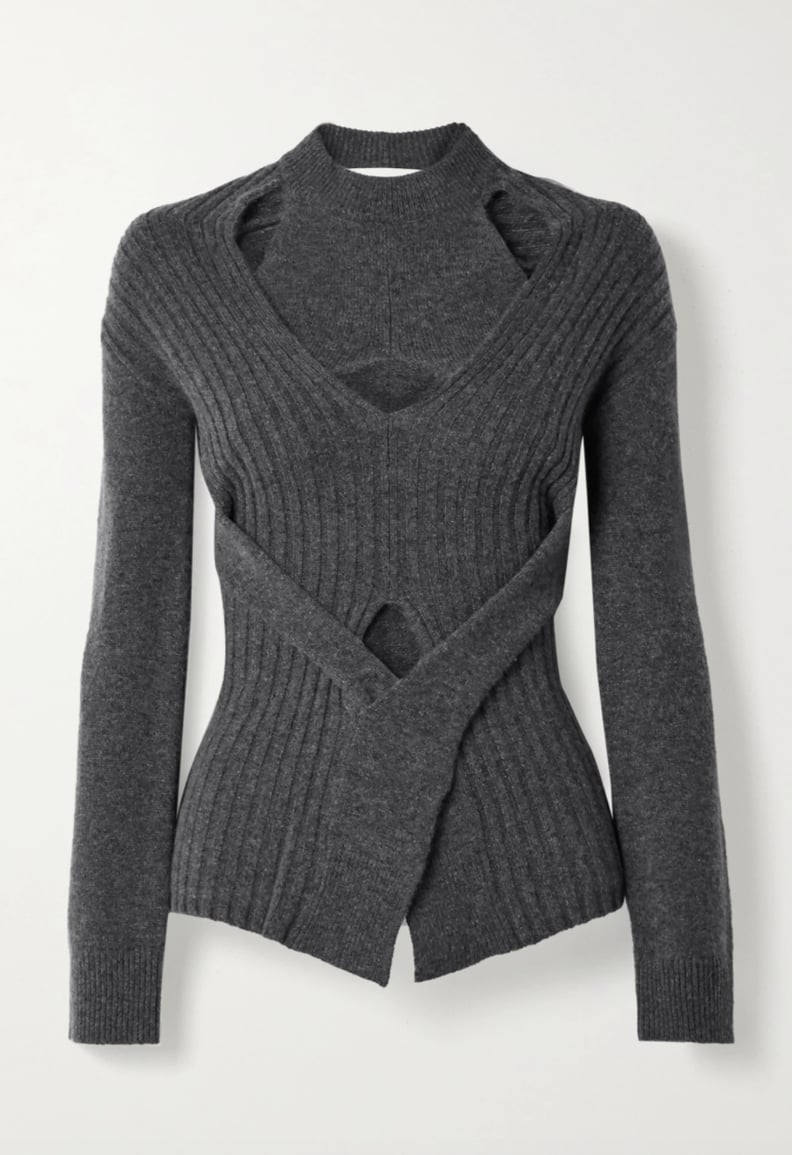 Dion Lee Cutout Wool and Cashmere-Blend Sweater