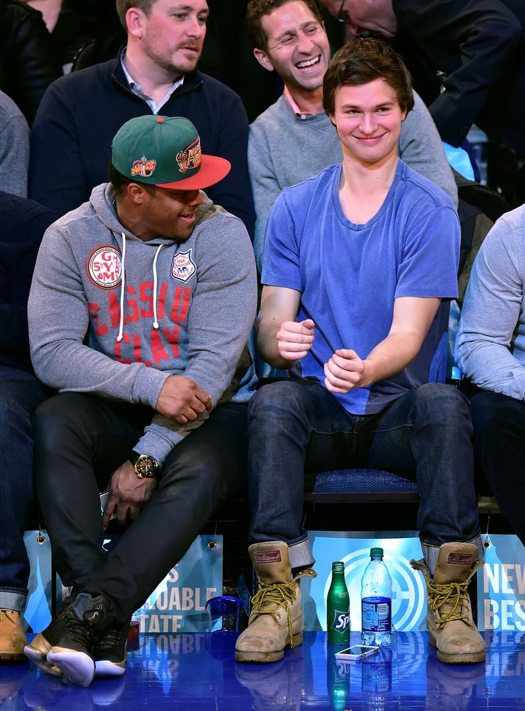 He made this face and was like, "Awww yeahhhh."