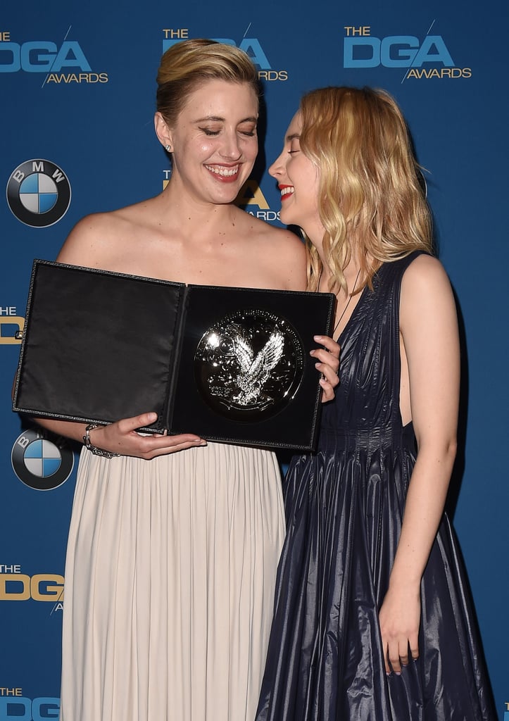 After Greta's Nomination Medallion win, Saoirse was close by her side.