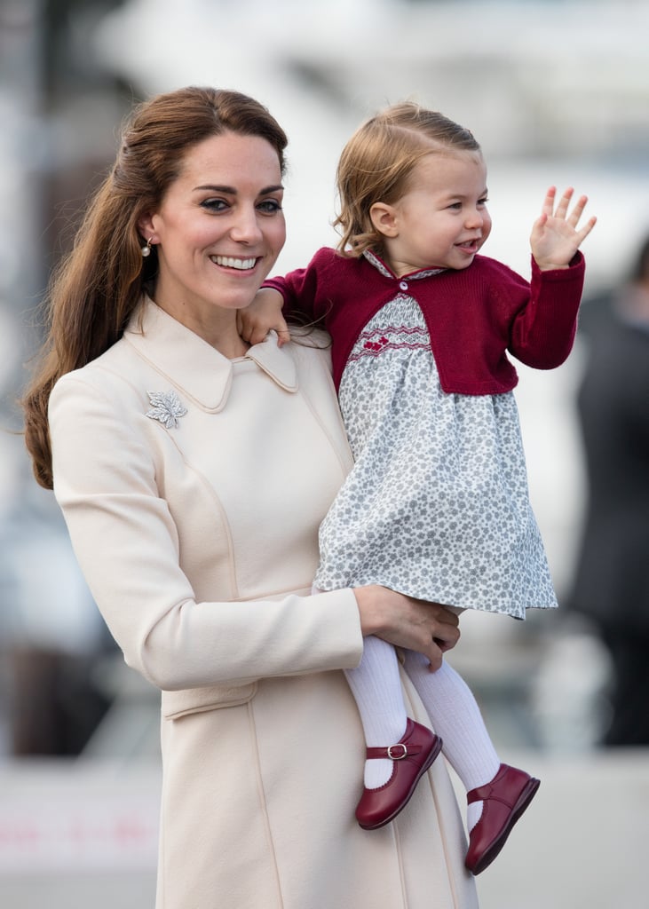 Back in October 2016, Charlotte might only have been a toddler, but she already knew how to work the crowd in her little floral dress and burgundy cardigan.