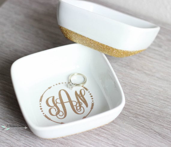 Monogram Ring Dish