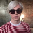 We Just Got Our First Look at Evan Peters as Andy Warhol in AHS — Prepare to Freak Out