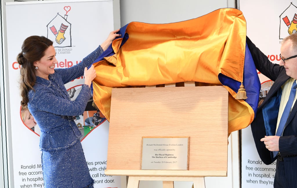 Kate Middleton at Ronald McDonald House in London Feb. 2017