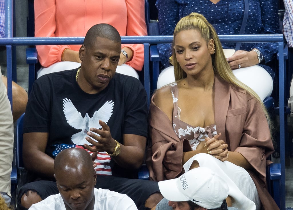 Beyonce and Jay Z Watching Serena Williams at the US Open