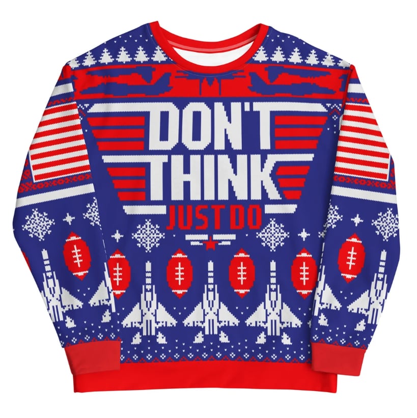 Don’t Think Just Do Holiday Sweater