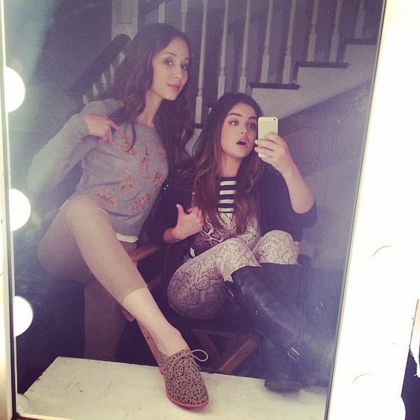 Troian Bellisario and Lucy Hale