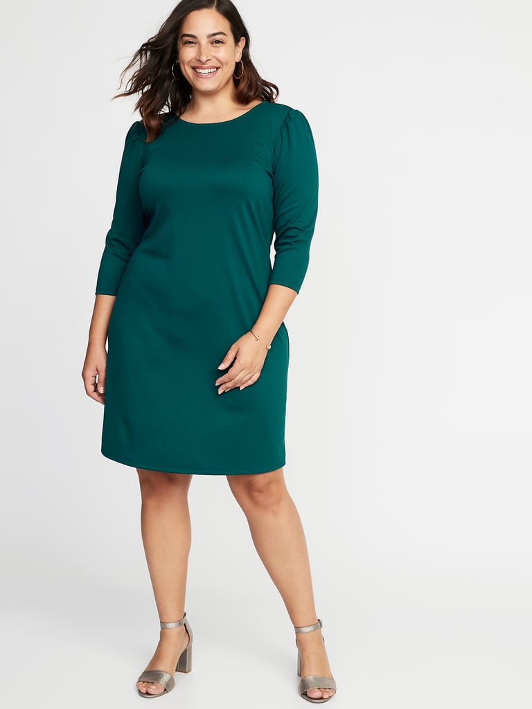 Old Navy Plus-Size Ponte Knit Shift Dress