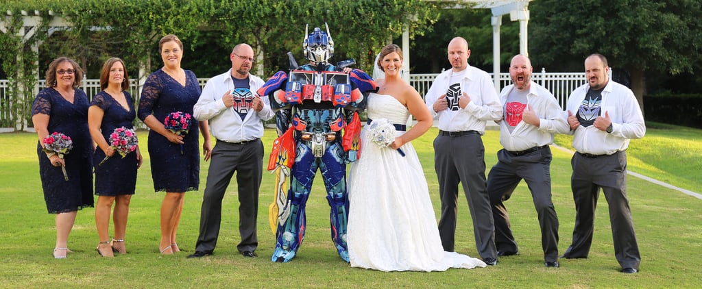 Transformer and Pac-Man Themed Wedding