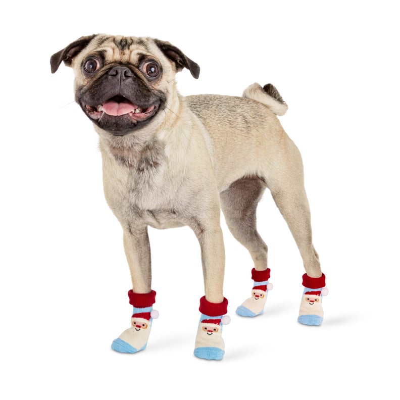 Holiday Tails Santa Paws Dog Socks Sets