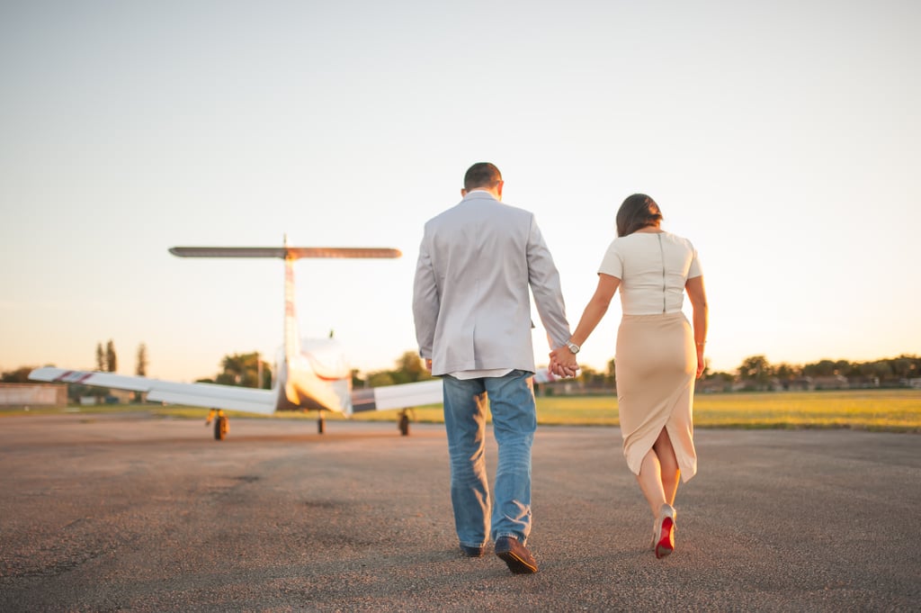 Airport Engagement Shoot