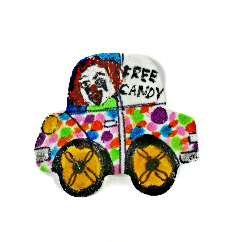 Clown in Car Bath Bomb