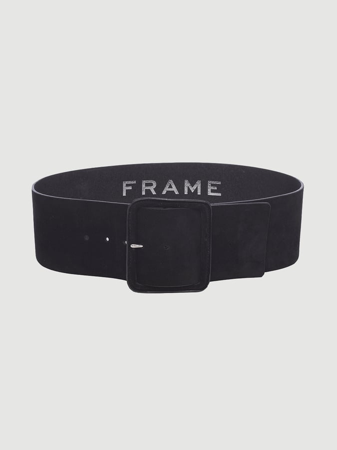 Frame Wide Wrapped Suede Belt