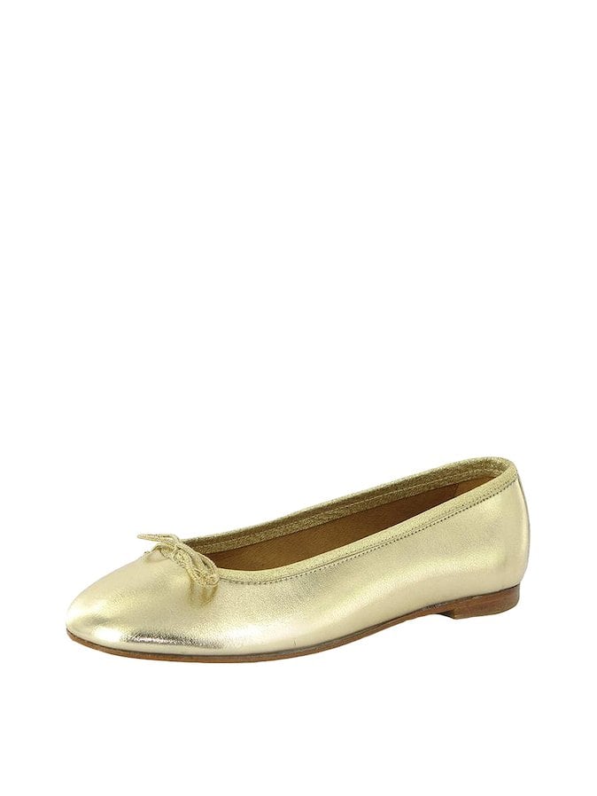 Atlanta Mocassin Leather Ballet Flat