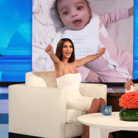 Kim Kardashian on The Ellen DeGeneres Show April 2018