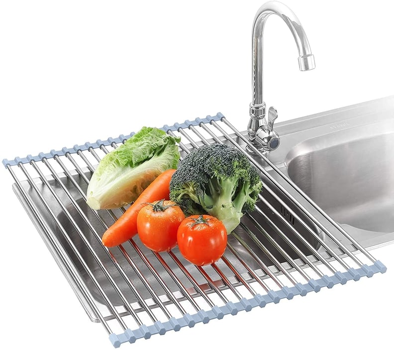 Best Kitchen Gadget For the Sink: Seropy Roll Up Over the Sink Dish Drying Rack