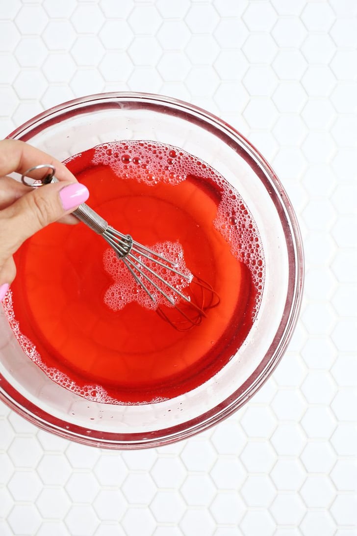 Mix your two boxes of jello with the 4 packets of unflavored gelatin