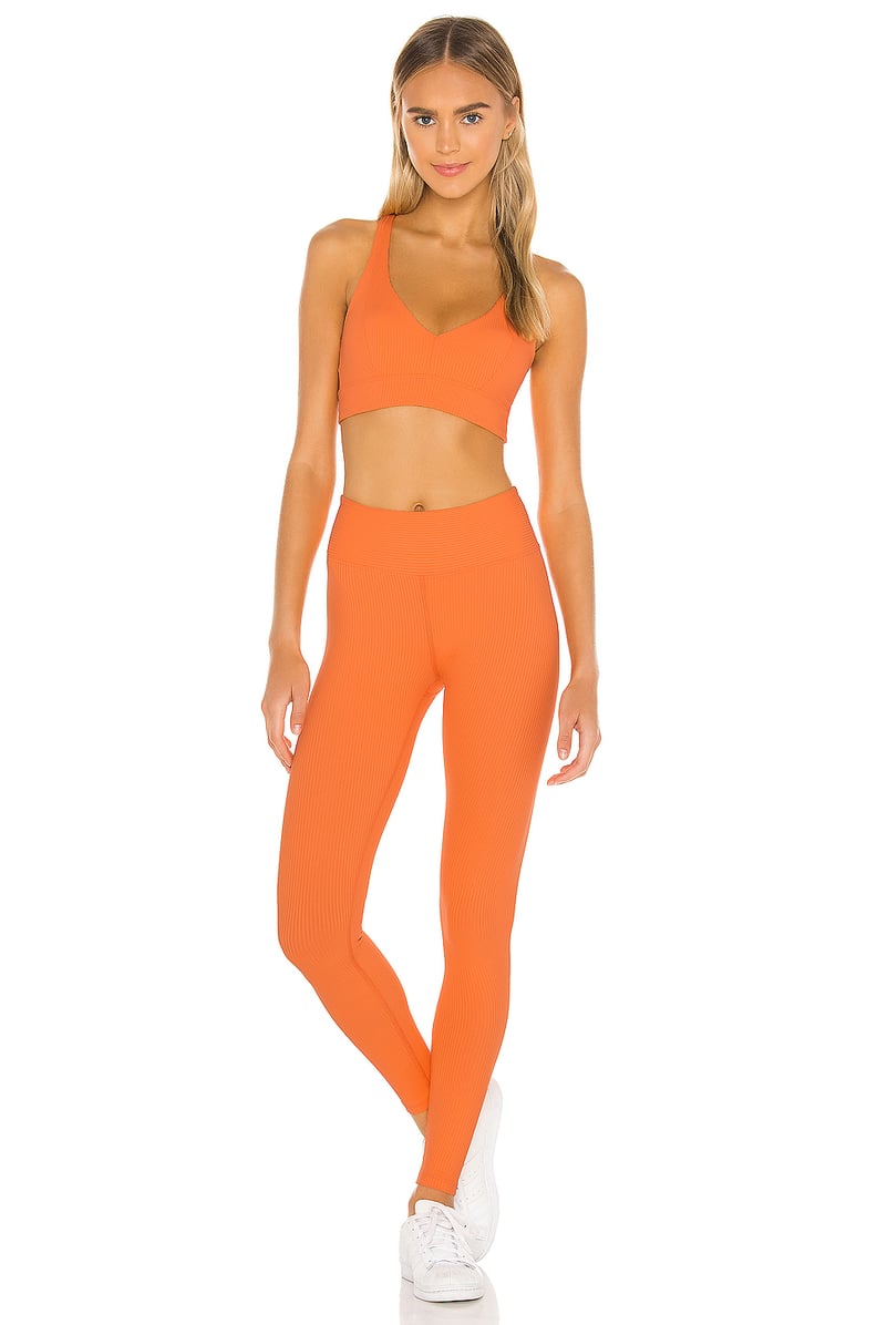 Year of Ours Veronica V Bra and Ribbed Jogger Legging