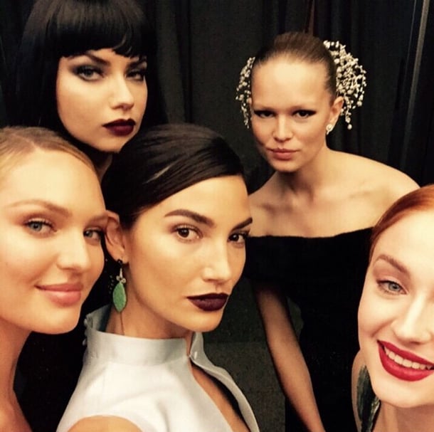 Candice Swanepoel, Adriana Lima, Lily Aldridge, Anna Ewers, and Sophie Turner