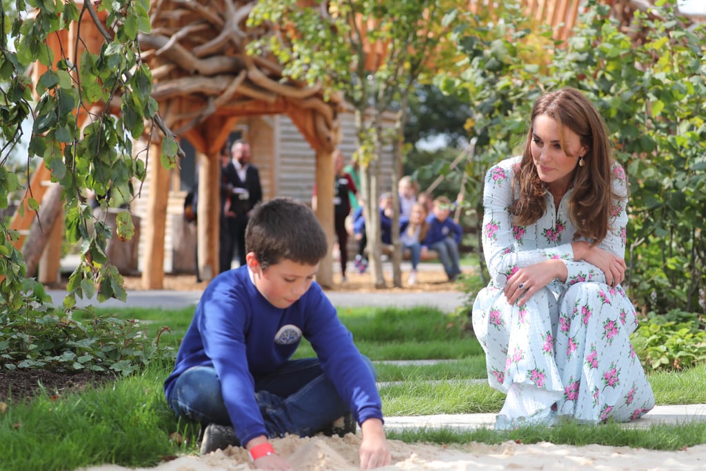 Kate Middleton Visits Back to Nature Garden at RHS Wisley