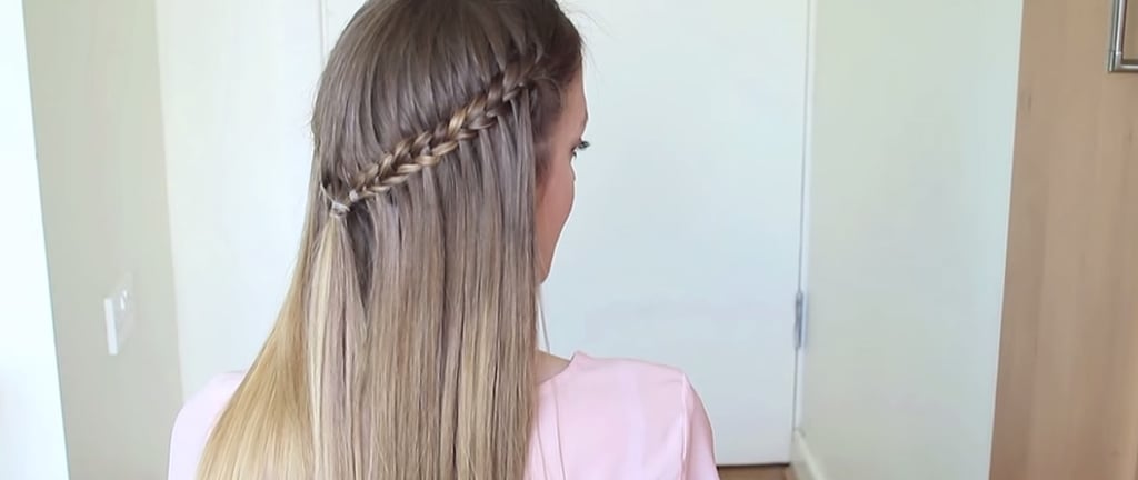 How to Do a Scissor Waterfall Braid
