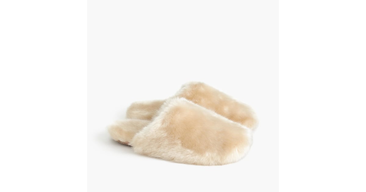 J crew fur slippers Clearance