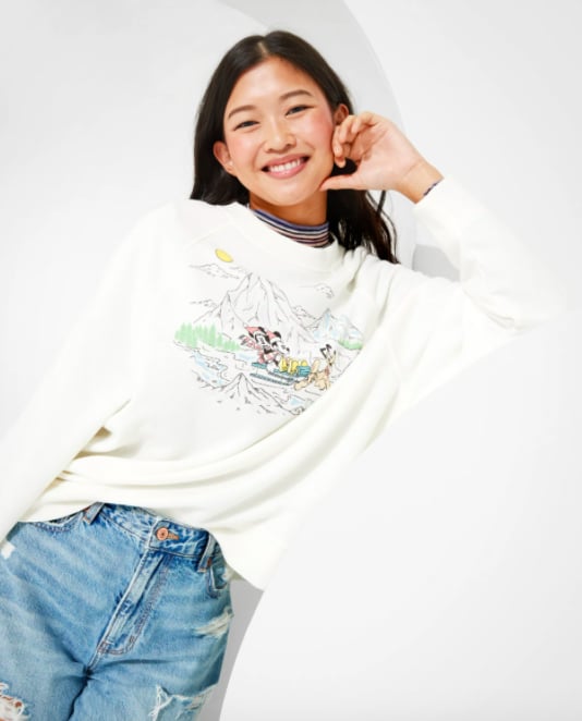 American eagle disney sweatshirt Clearance