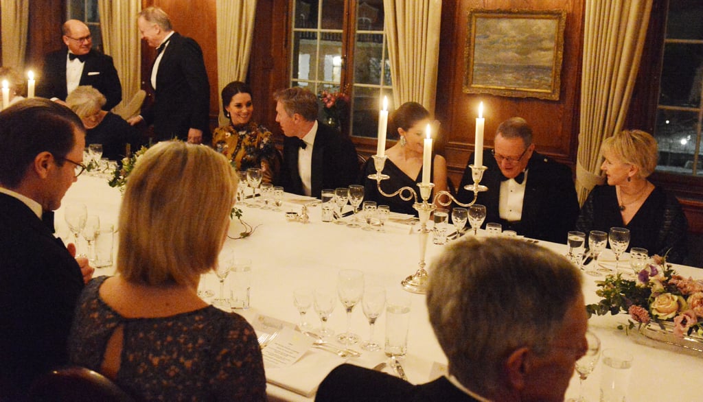 Kate Middleton and Crown Princess Victoria With British Ambassador David Cairns