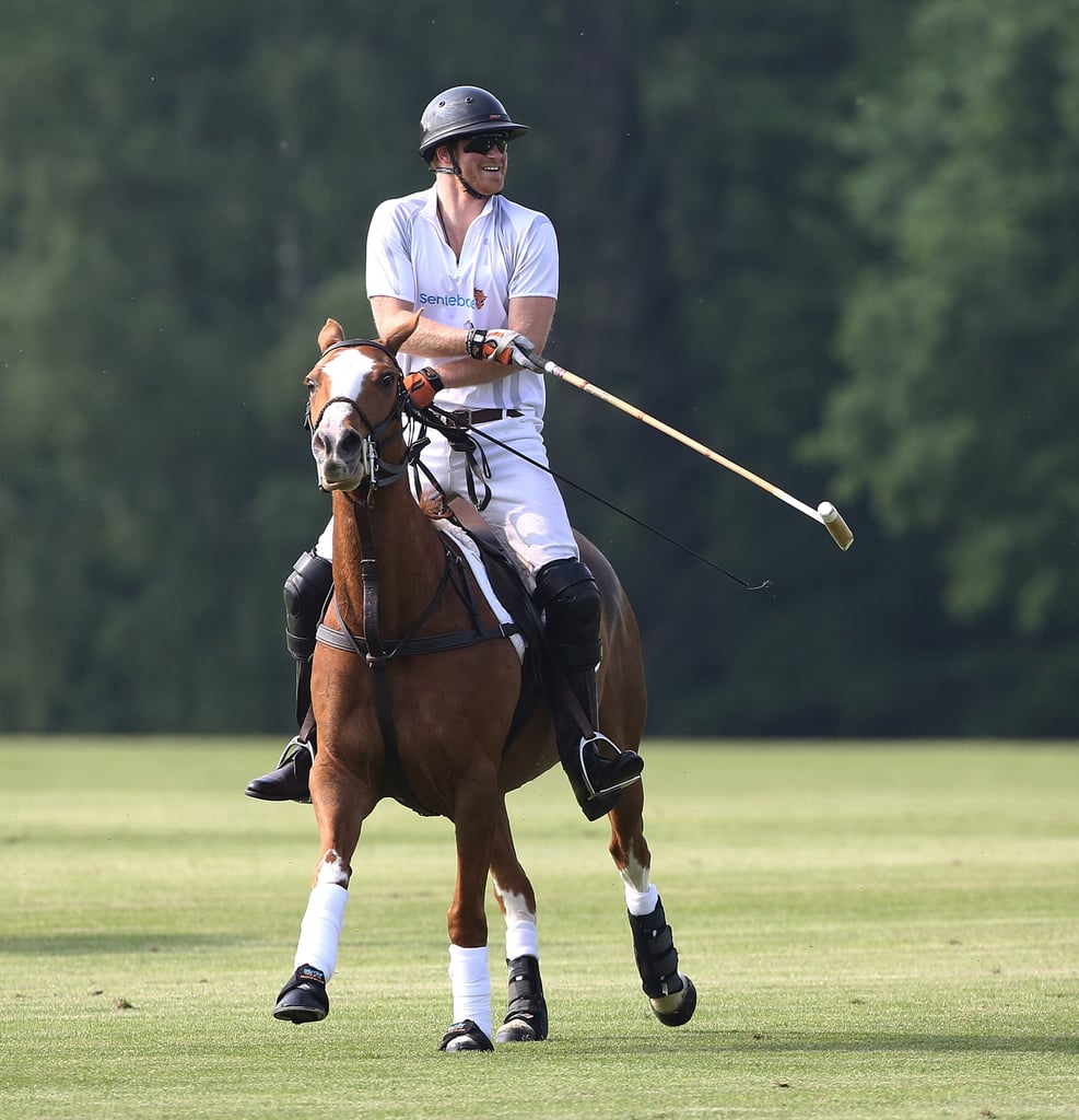 Prince William and Harry at The Audi Polo Challenge May 2016
