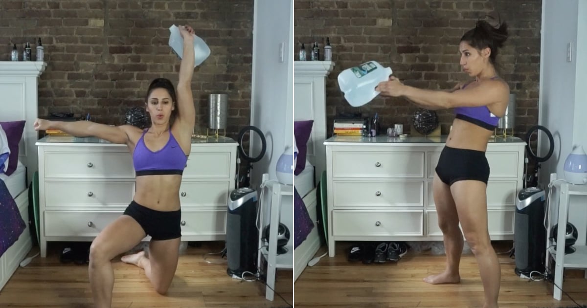 This 20-Minute Full-Body Strength Workout Uses Only a Jug of Water