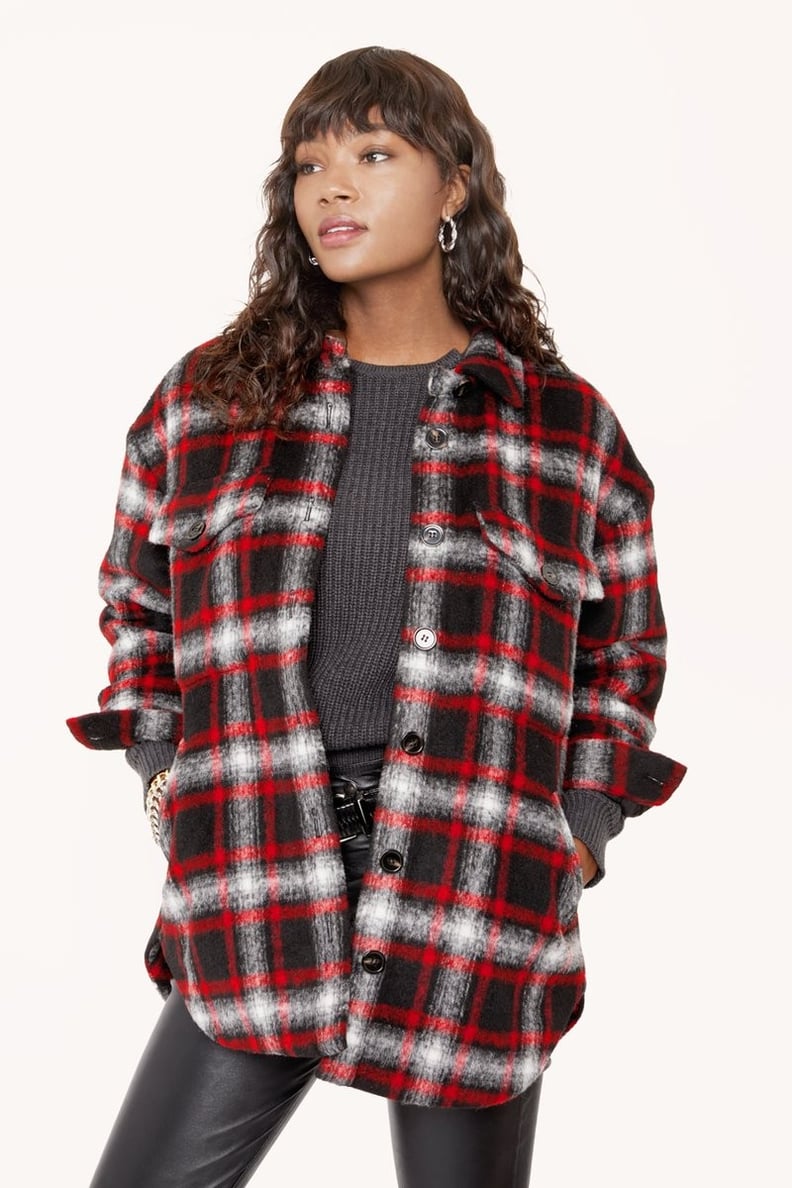 Rebecca Minkoff Raegan Plaid Jacket