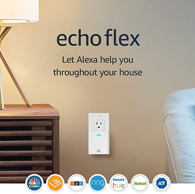 Echo Flex - Plug-in mini smart speaker with Alexa