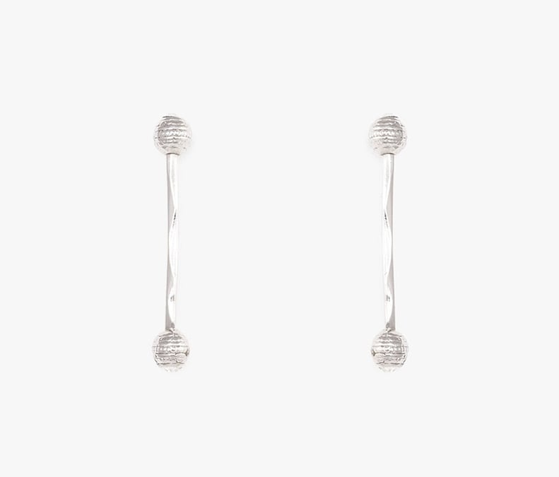 Nicole Romano Ball & Rod Crystal Earrings