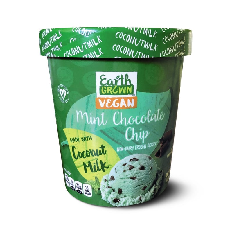 Aldi's Earth Grown Vegan Coconut-Milk Mint Chocolate Chip Ice Cream