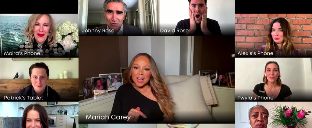 Watch the Schitt's Creek Cast Sing "Hero" With Mariah Carey