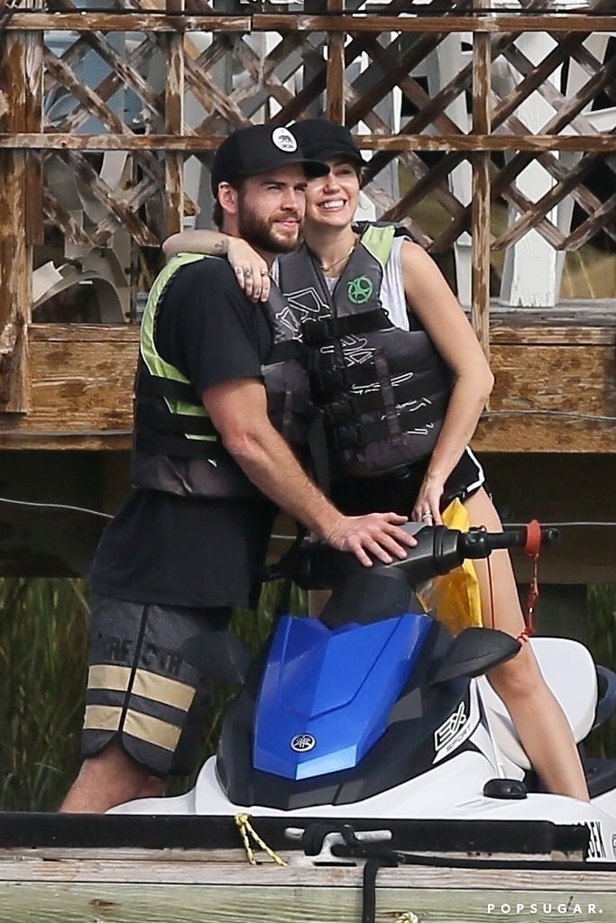 In November 2017, Liam and Miley returned to Tybee Island in Savannah, GA — where they first met on the set of The Last Song — and enjoyed an afternoon of jet-skiing.