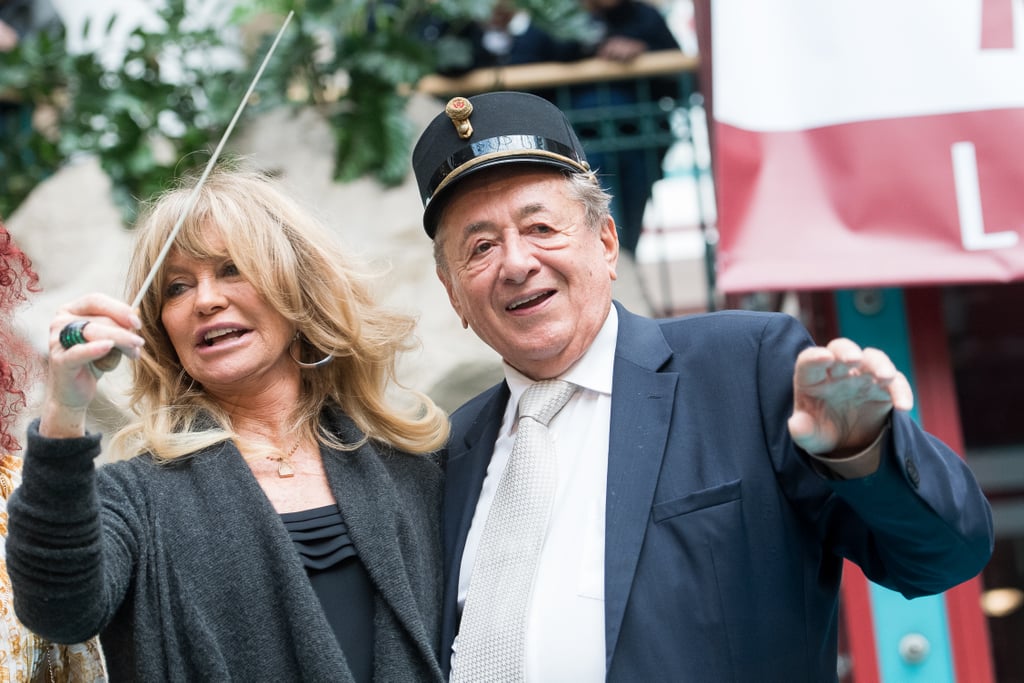 Goldie Hawn and Richard Lugner in Vienna February 2017