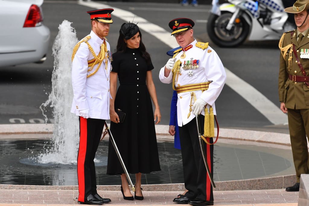 Prince Harry and Meghan Markle at ANZAC Memorial in Sydney